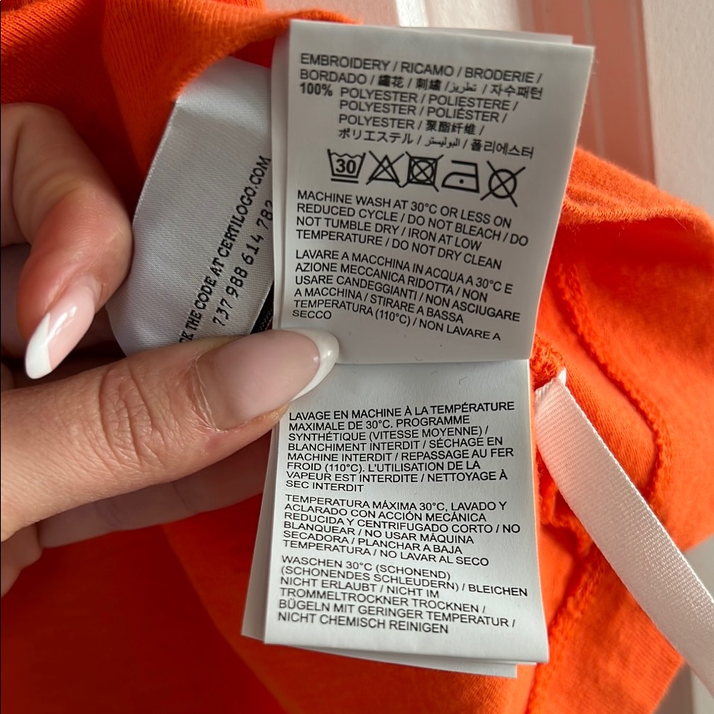 Off-White orange T-shirt - Original - Picture 7 of 10